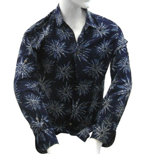 Chemise  motifs de fleurs  manches longues taille M - celio - Modalova