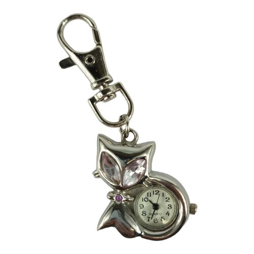 Mini montre porte-clefs en forme de chat - Label Emmaus - Modalova