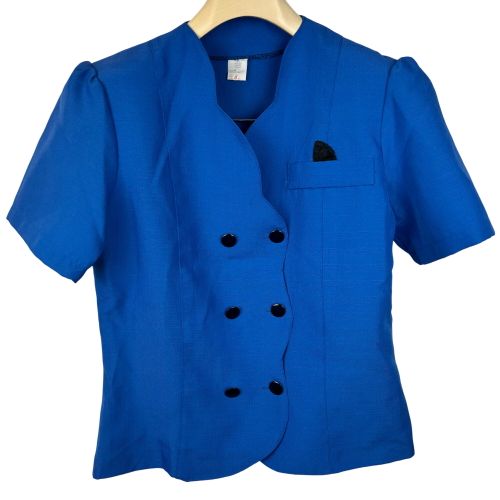 Blouse vintage saphir - Taille 44/ T3 - made in france - Modalova