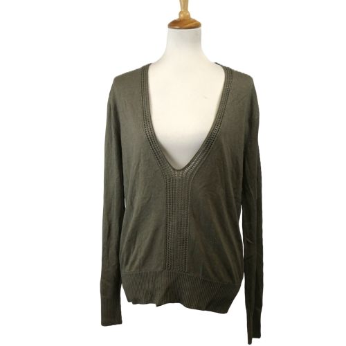 Gilet manches longues  col ouvert en soie et cachemire - Taille M/2 - maje - Modalova