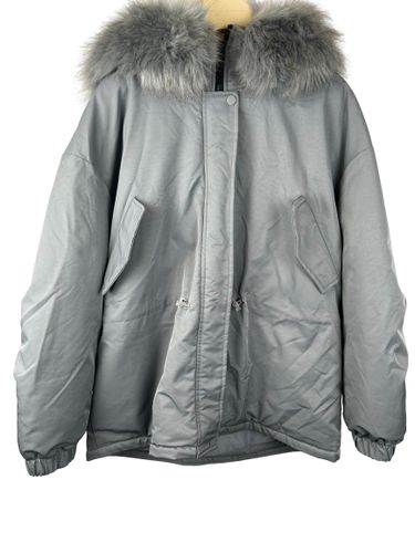 Manteau gris  capuche - Shein - L - shein - Modalova