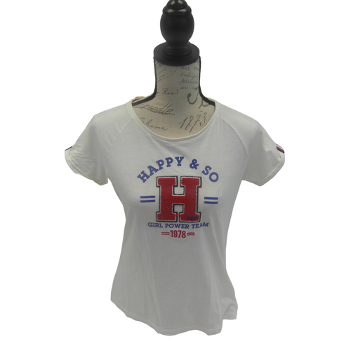 T-shirt manche courte taille (M) "" - happy & so - Modalova