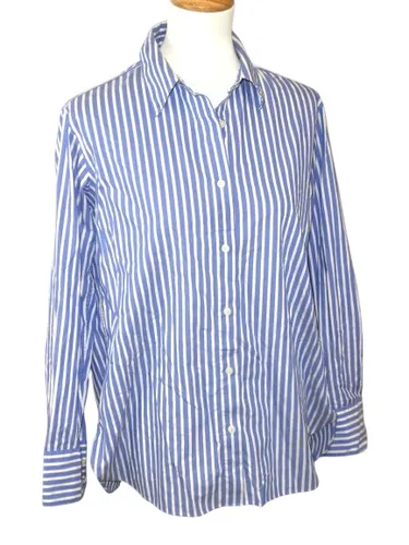 Chemise  rayures col tailleur - Taille S - uniqlo - Modalova