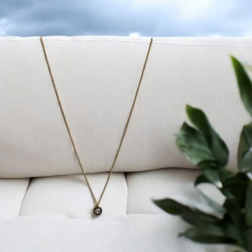 Collier fantaisie en laiton sur cristal taill - Label Emmaus - Modalova