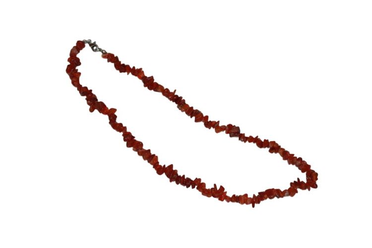 Collier en pierre couleur ambre - Label Emmaus - Modalova
