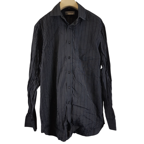 Chemise fonce  rayures - 42 - balmain - Modalova