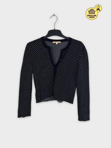 Cardigan ray et blanc S  - Maje - Modalova