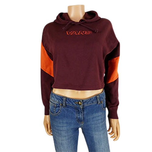 Sweat  capuche bordeaux imprim - taille XS - vans - Modalova