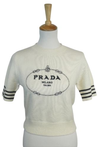 Pull blanc en laine - 34/XS/S - prada - Modalova