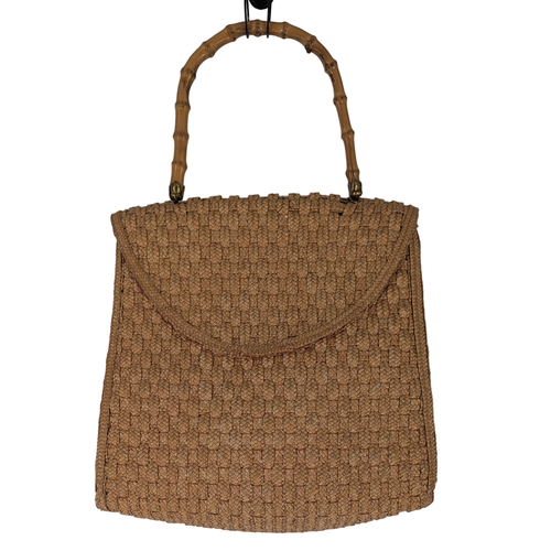 Sac Vintage tress, poigne bambou - Label Emmaus - Modalova