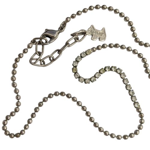 Collier Agatha chaine ras de cou et strass - Label Emmaus - Modalova