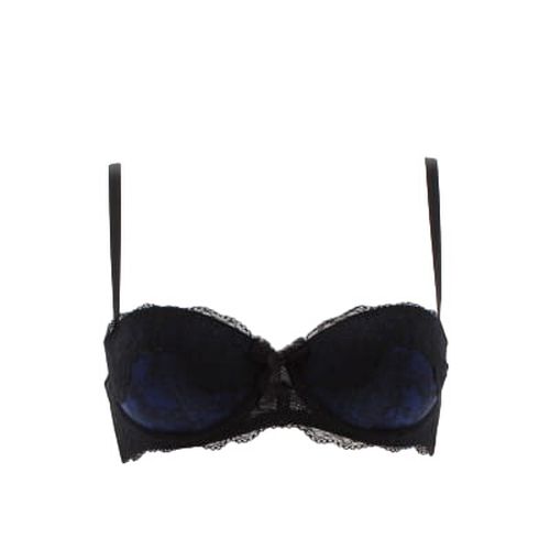 Soutien gorge et bleu imprim fleurs  dentelle et armatures - taille 90 B - c&a - Modalova