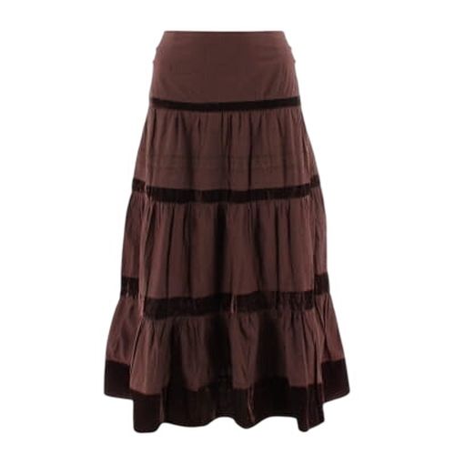 Jupe longue imprimée - Cherry - Taille 42 - Label Emmaus - Modalova