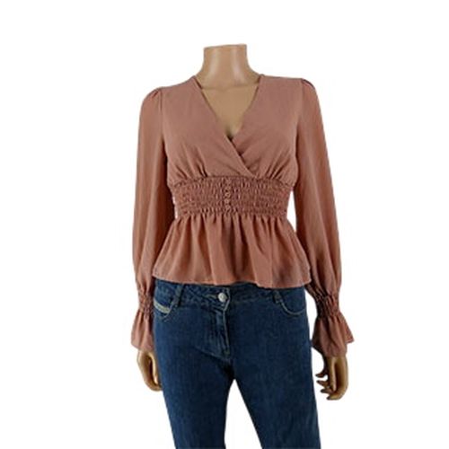 Blouse saumon imprimée - Taille XS - Amisu - Modalova