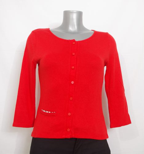 Veste rouge paillet - Promod - 40 - promod - Modalova