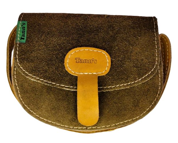 Sac bandoulire annes 1980 en daim - tann's - Modalova