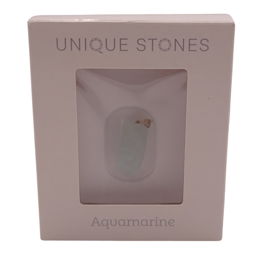 Pendentif pierre naturelle Aquamarine - Label Emmaus - Modalova