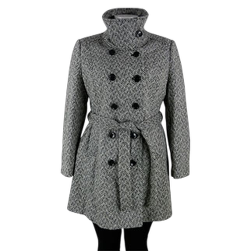 Manteau motif damier blanc - taille 50 - in extenso - Modalova