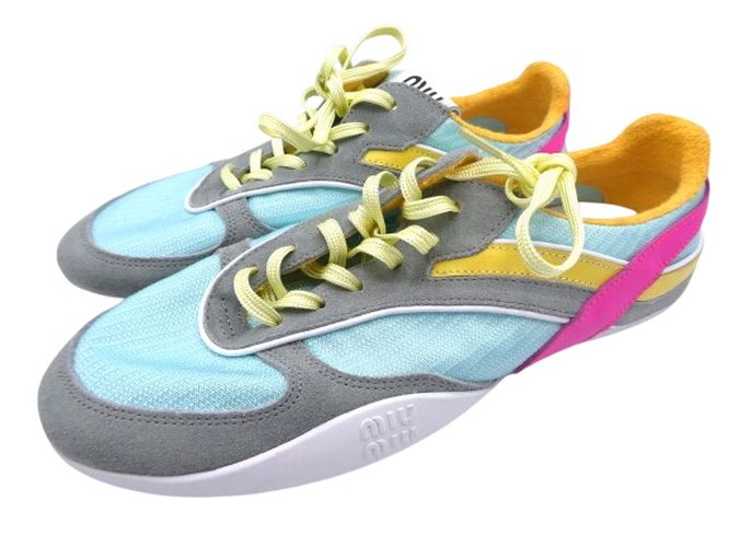 Baskets gymnasium en daim - Pointure 39 - miu miu - Modalova