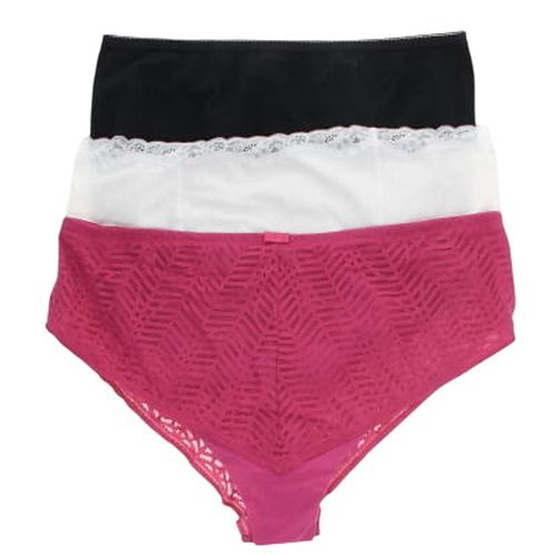 Lot de 3 culottes panaches - Taille 56 - Label Emmaus - Modalova