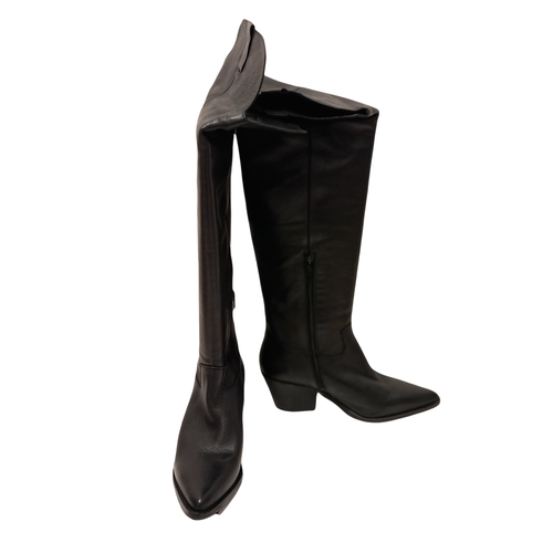 Bottes noires- Texto- P:40 - texto - Modalova