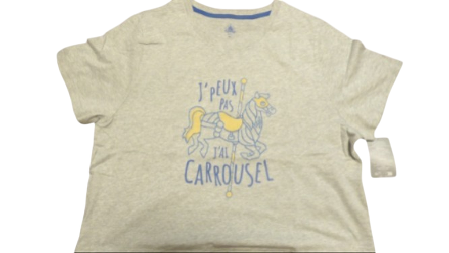 T-shirt "J'peux pas j'ai carrousel" taille XL - disney - Modalova