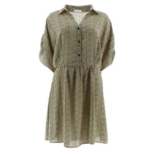 Robe imprime verte et beige - Sara John - taille 2 - sarah john - Modalova