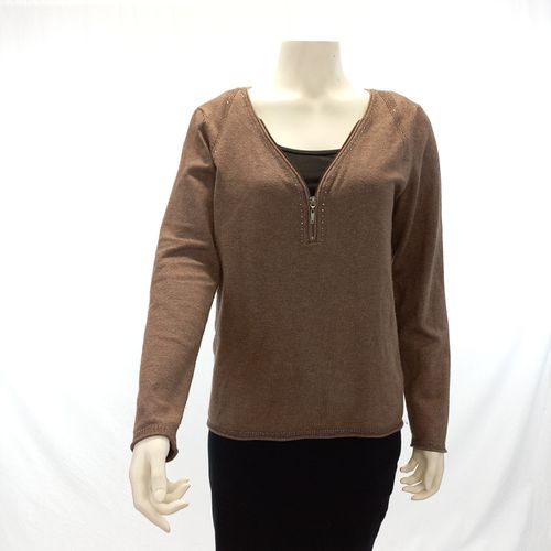 Pull fin - BREAL - Coloris Taupe - bral - Modalova