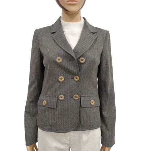 Veste tailleur T 36/4 en lainage  fines rayures roses - eden park - Modalova