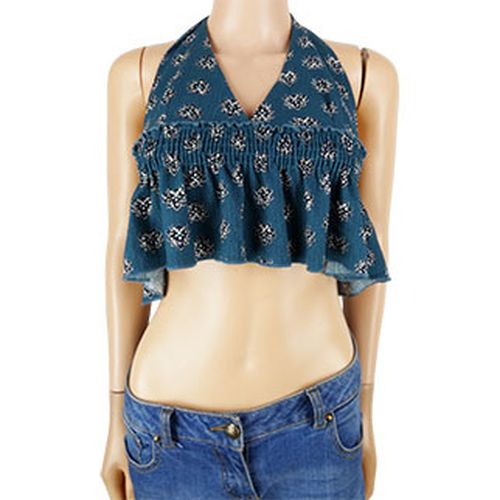 Crop top canard  fleurs -- - Taille S - pull & bear - Modalova