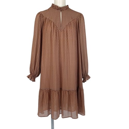 Robe Pablo imprimée voile doublé taille 2 A3726 - Label Emmaus - Modalova