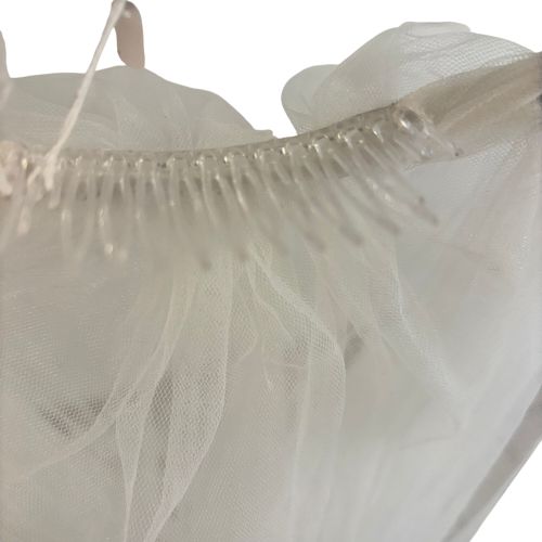 Voile de mariée 3 roues en dentelle - Label Emmaus - Modalova