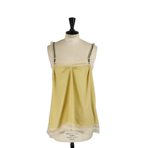 Dbardeur TS jaune pastel - twin set simona barbieri - Modalova