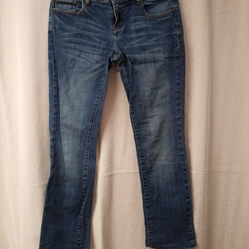 Pantalon effet jean coupe droite - Label Emmaus - Modalova