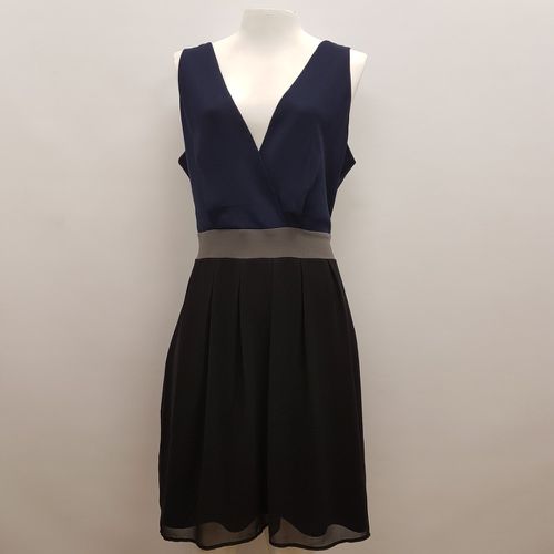 Robe de ftes marine, grise et noire - Taille 42 - sud express - Modalova