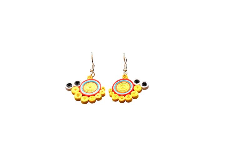 Boucles d'oreilles en papier Up-cycl - Label Emmaus - Modalova