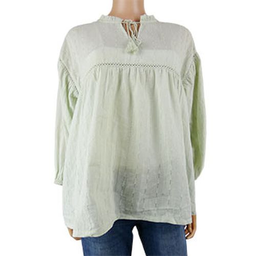 Blouse manches 3/4 broderie -- -T.L - camaeu - Modalova