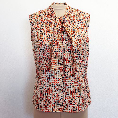 VINTAGE - Top  pois - S/M - Femme - Label Emmaus - Modalova