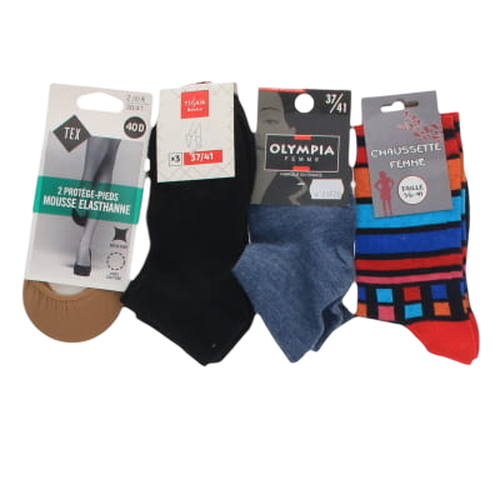 Lot de 6 paires de chaussettes panaches - Taille 36/41 - Label Emmaus - Modalova