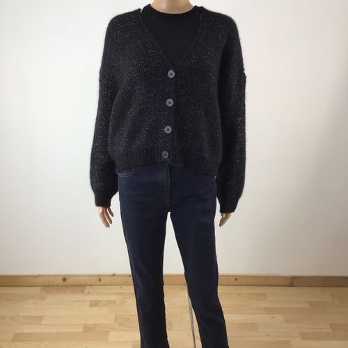 Gilet Cardigan- Noir- L - Label Emmaus - Modalova