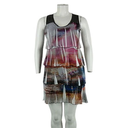 Robe imprime - MIA SOANA - Taille 46 - Label Emmaus - Modalova