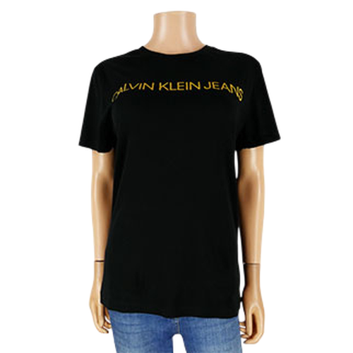 T-shirt avec criture en dor- - taille M - calvin klein jeans - Modalova