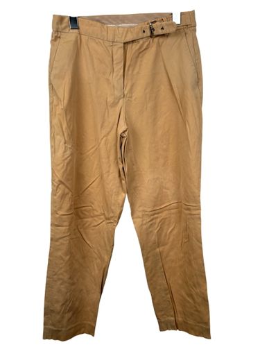 Pantalon beige en cotton - Taille 38 - massimo dutti - Modalova