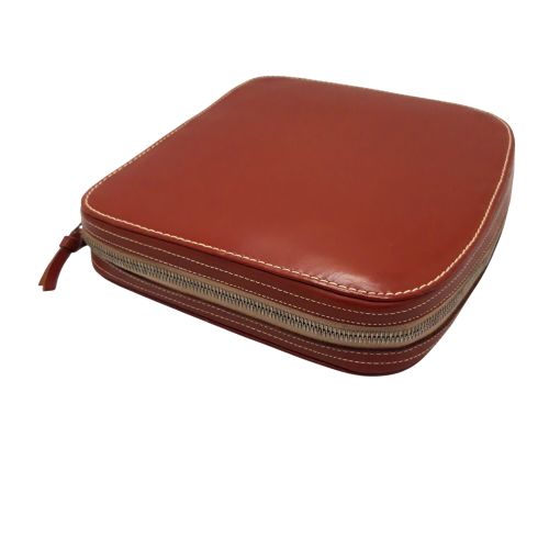 Trousse de Toilette pour voyage en cuir marron avec accessoires, vintage - Label Emmaus - Modalova