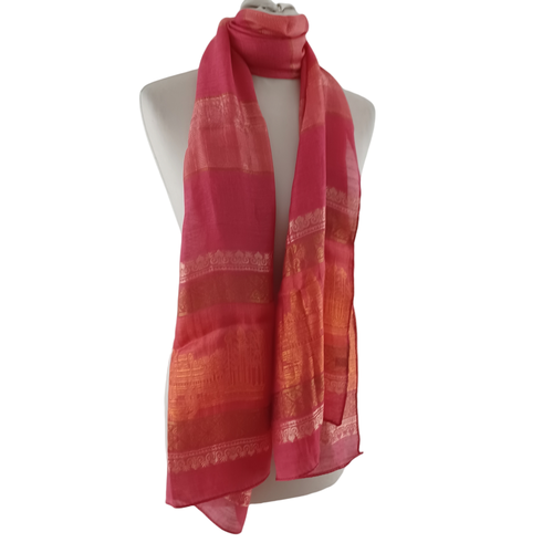 Grand foulard en soie  - Label Emmaus - Modalova