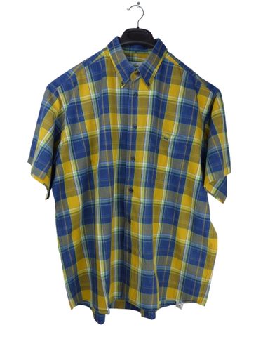 Chemise Vintage Jaune et bleu T.43 - lacoste - Modalova