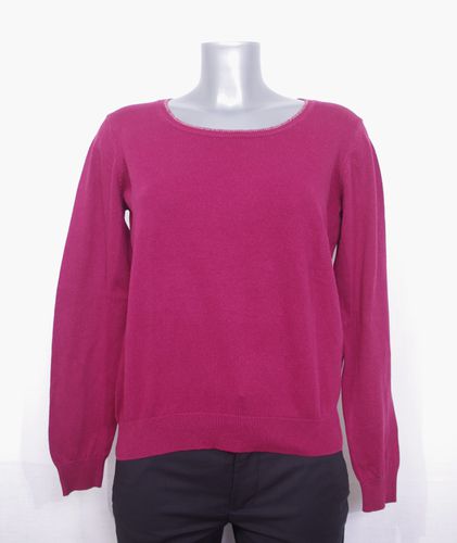 Pull bordeaux uni - 38/40 - tissaia basics - Modalova