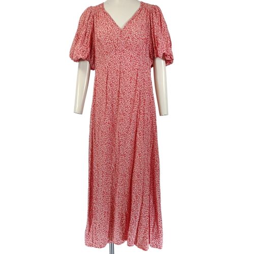 Robe longue et blanche fleurie taille 42 A3735 - H&M - Modalova