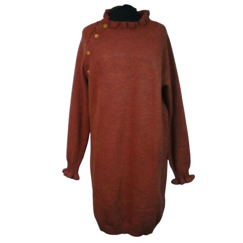 Robe BERTHIE, marron, taille S - Label Emmaus - Modalova