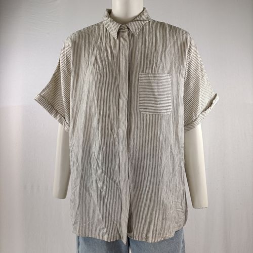 Chemisier ray manches courtes - Taille 44 - esprit - Modalova